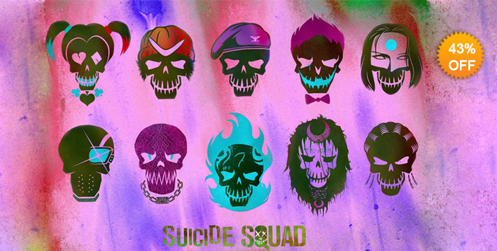 Suicide Squad Pruiken